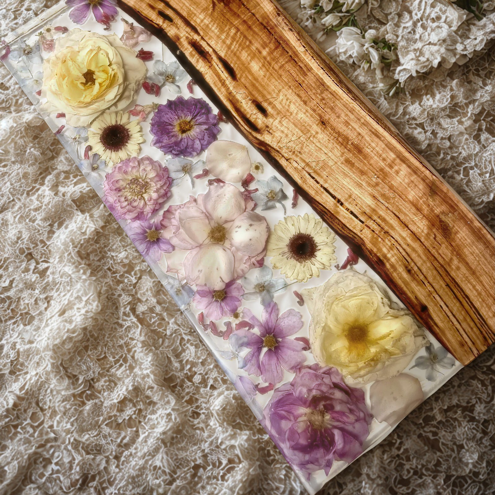 Timber and Resin Charcuterie Board